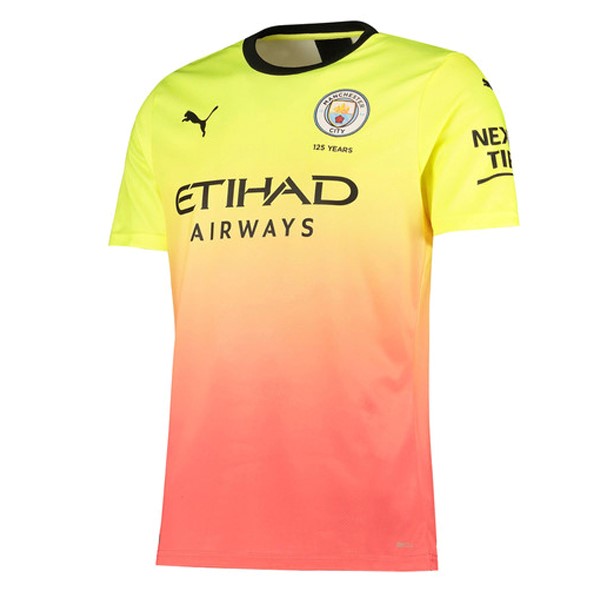 Tailandia Camiseta Manchester City Replica Tercera Ropa 2019/20 Naranja